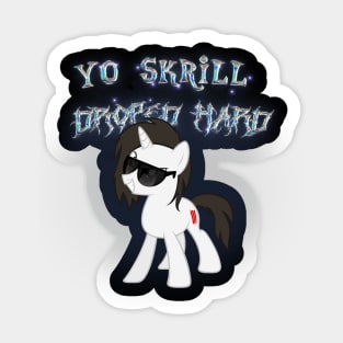 skrillex pony Sticker